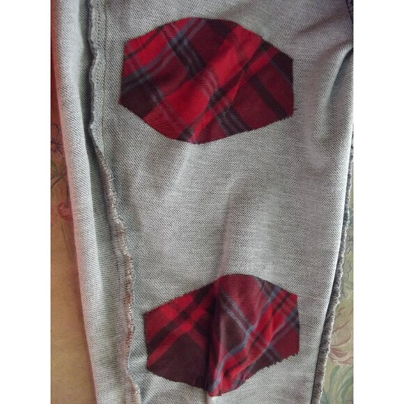 M Jeans by Maurices (Small Short)High Rise skinny red plaid lined holes distress - Picture 12 of 13